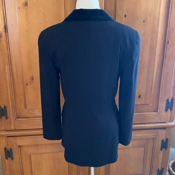 Black military style blazer/jacket - Picture 2 of 12